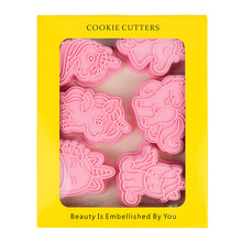 Galletas Caja de moldes para galletas de unicornio 3d...