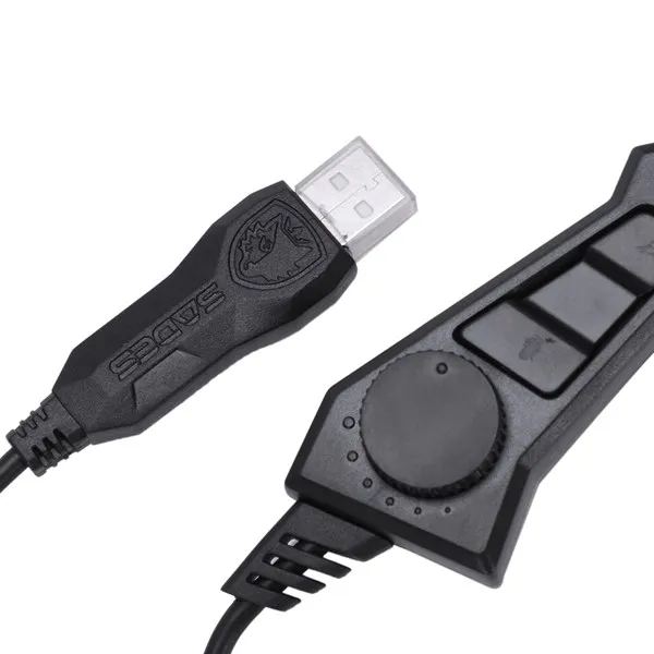 Оригинальные SADES A6 USB 7,1 стерео проводные Игровые наушники игровая гарнитура с микрофоном Голосовое управление для ноутбука компьютера геймера