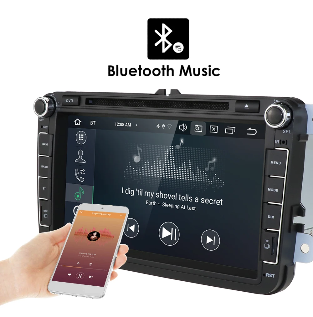 android 10 8 2din car dvd for vw polo golf 5 6 seat passat b6 cc jetta tiguan touran eos sharan scirocco caddy with 4g gps navi free global shipping
