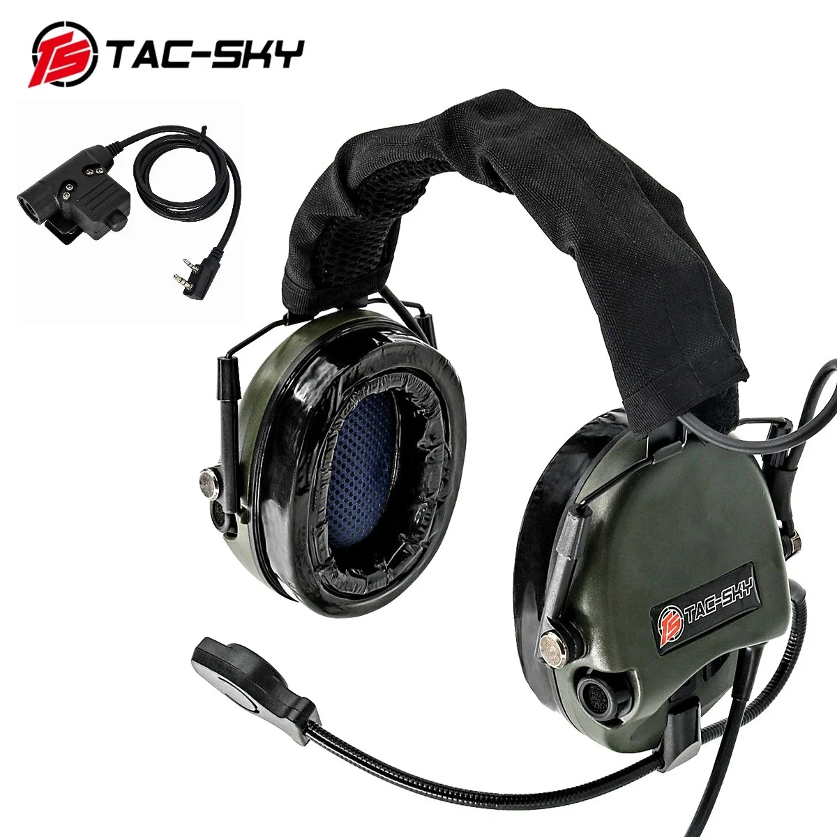 TAC SKY чай Hi Threat Tier 1 силиконовые наушники Военная стрельба шумоподавление
