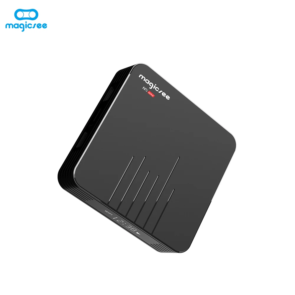 Приставка Смарт-ТВ Magicsee N5 Max Amlogic S905X3 4 + 64 ГБ Android 2020 Wi-Fi Bluetooth | Электроника