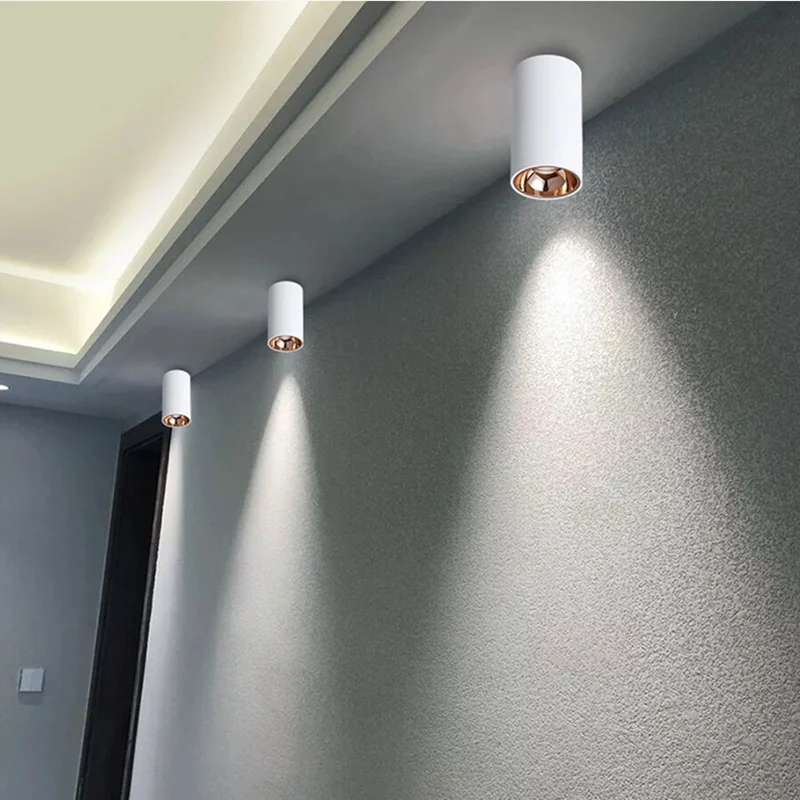 

Dimmable LED Downlights 9W 12W 15W COB Spot Lights AC110V-220V LED Wall Lamp Warm Cold White Indoor Lighting Ceiling Lamp