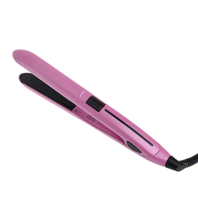 

Portable Mini Ceramic Hair Straightener Curler Flat Iron Curling Tool US Plug 896D