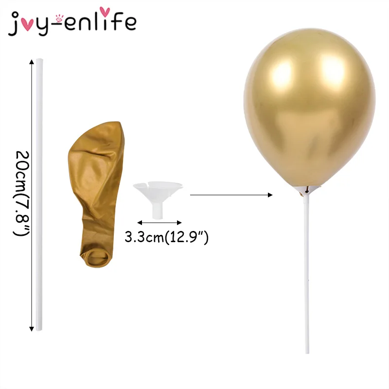 5 дюймов металлический хромированный воздушный шар украшение для торта детский