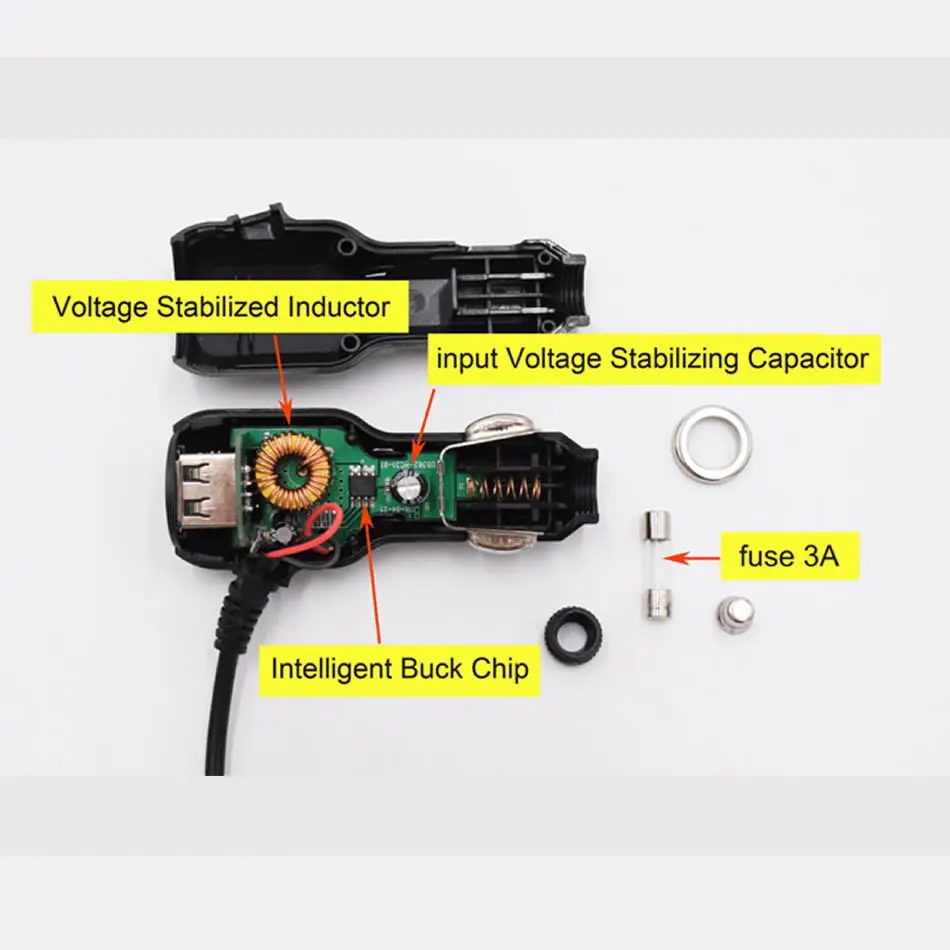 Автомобильный светильник Ciga Micro Mini адаптер зарядного устройства с двойным USB