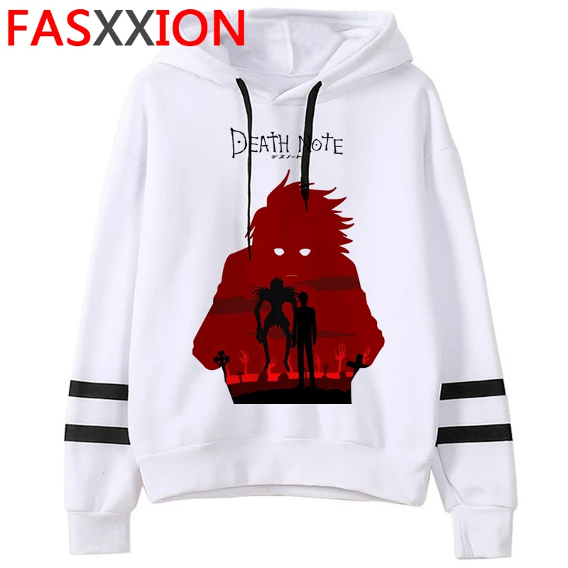

Death Note hoodies men streetwear graphic printed 2021 male clothing hoody grunge