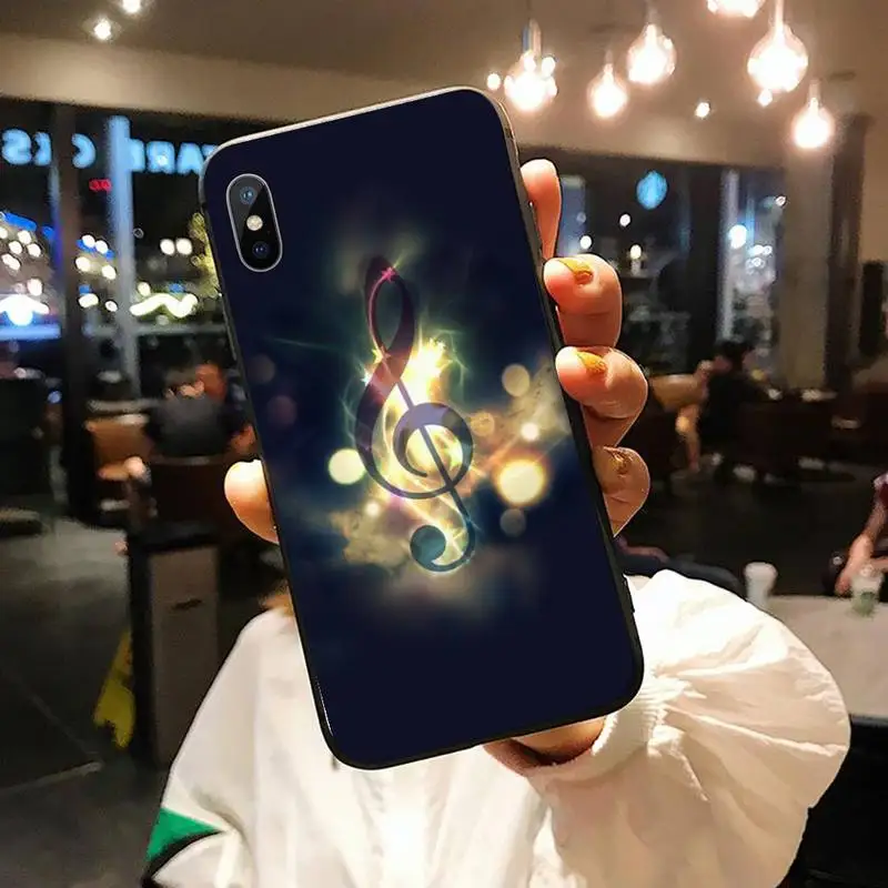 

Musical Notes ddj dj music Phone Cases for iPhone 11 12 pro XS MAX 8 7 6 6S Plus X 5S SE 2020 XR