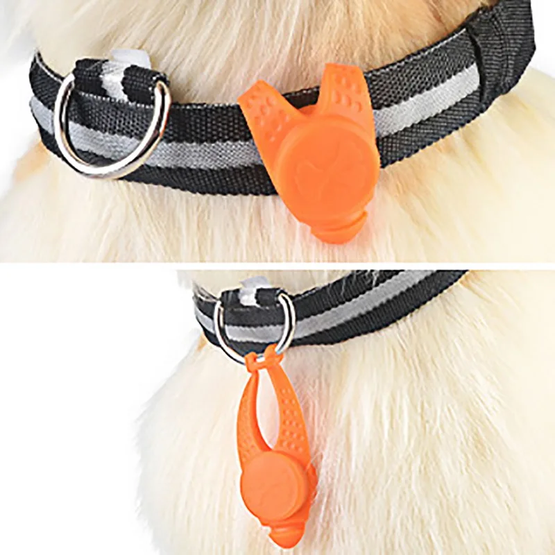 1 шт. светодиодный ошейник для собаки кошки Декор Цветной Резиновый чихуахуа