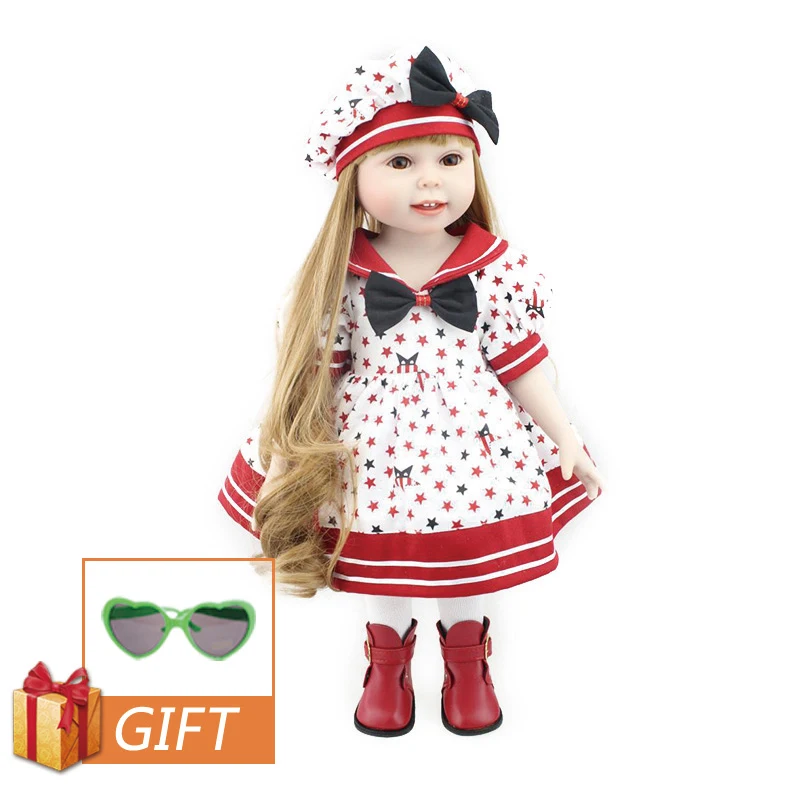 C071 NPK 18 дюймов Кукла ручной работы Reborn Baby Dolls полностью силиконовая Реалистичная кукла принцессы реалистичный резиновый игрушка для детей подарок на день рождения - Цвет: C071