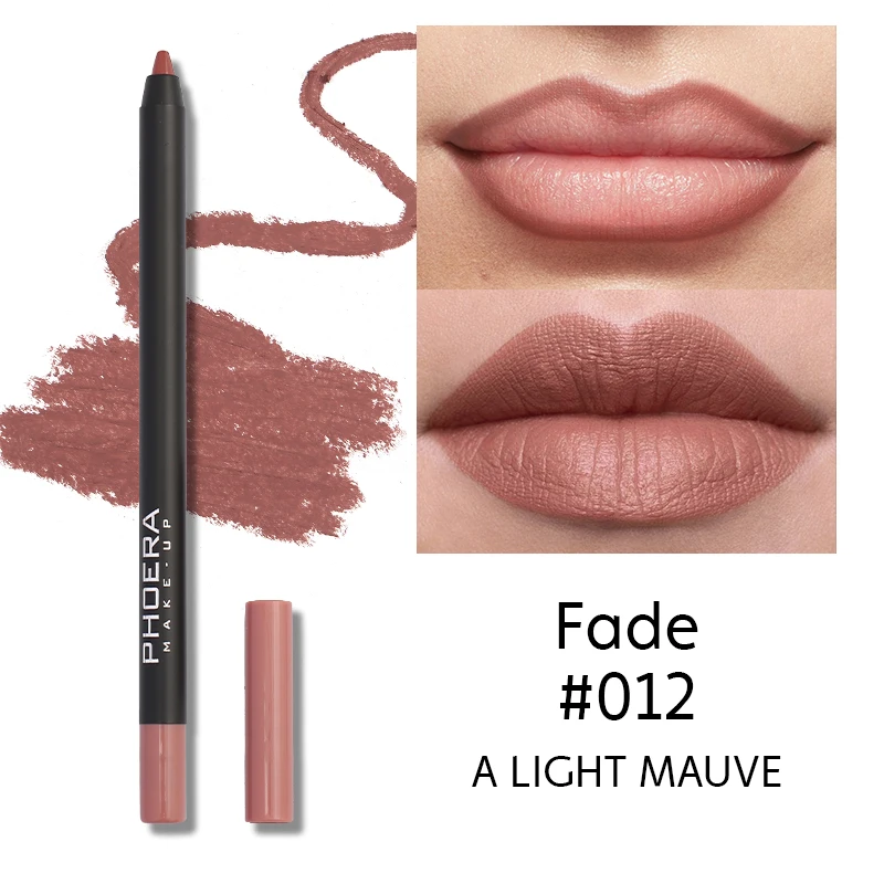 

Professional Matte Waterproof Lipstick Pen Wooden Lip Liner Pencil Long Lasting Lip Makeup Cosmetic Tool TSLM1