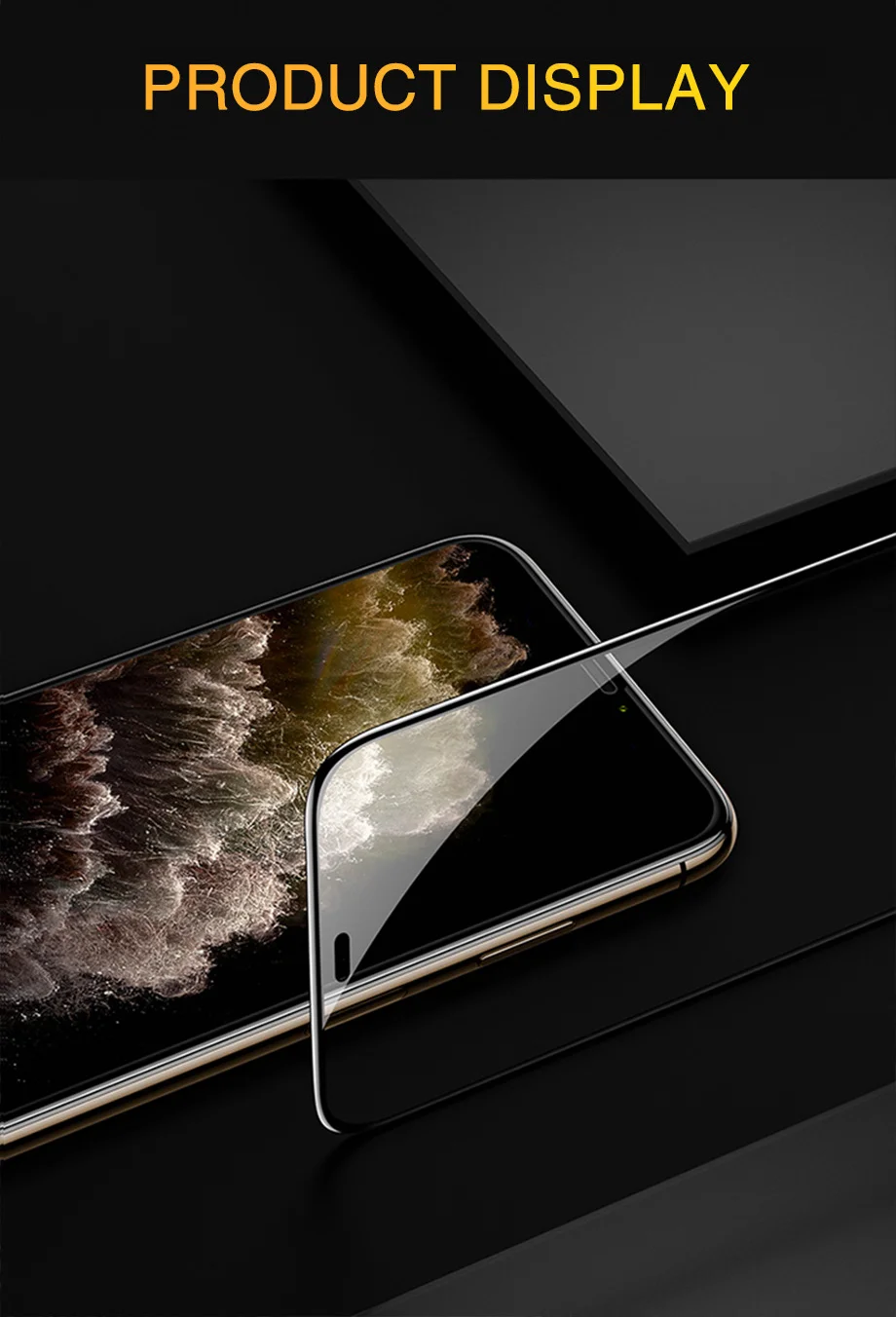 Полное покрытие защита экрана с закругленными краями для iPhone X Xr Xs 11 Pro Max закаленное стекло для iPhone 6 6s 7 8 Защитная стеклянная пленка