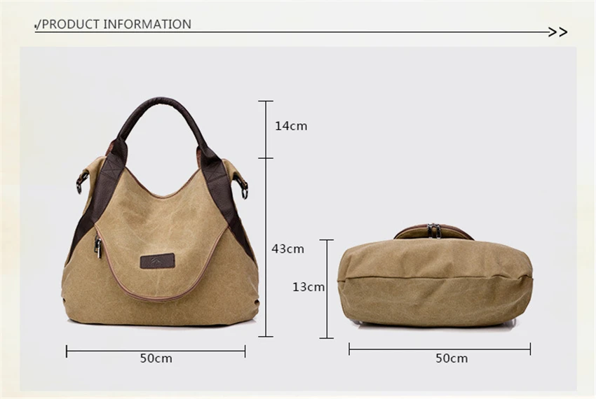 

New Women Canvas Shoulder Bag Women Handbags Canvas Big Tote for Women 2021 Large Casual Shoulder Crossbody Bag for Women Bags