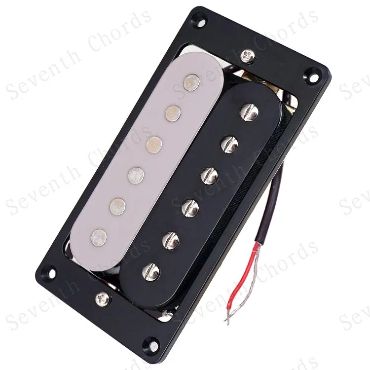 Набор 2 шт. белого и черного цвета с двойной катушкой звукосниматели хамбакер