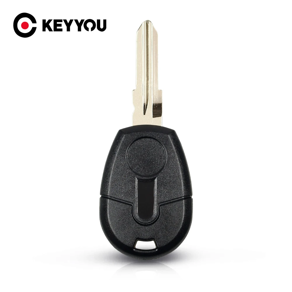 KEYYOU 15pcs/lot Replacement Remote Car Key Shell Case Cover For Fiat Transponder Key Shell Blank Case Cover GT15R blade