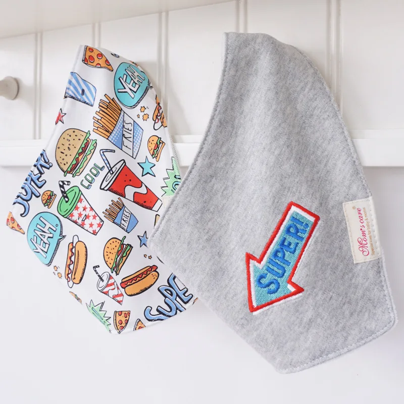 2 шт. 2017 мультфильм нагрудники полотенца Слюнявчики для маленьких девочек