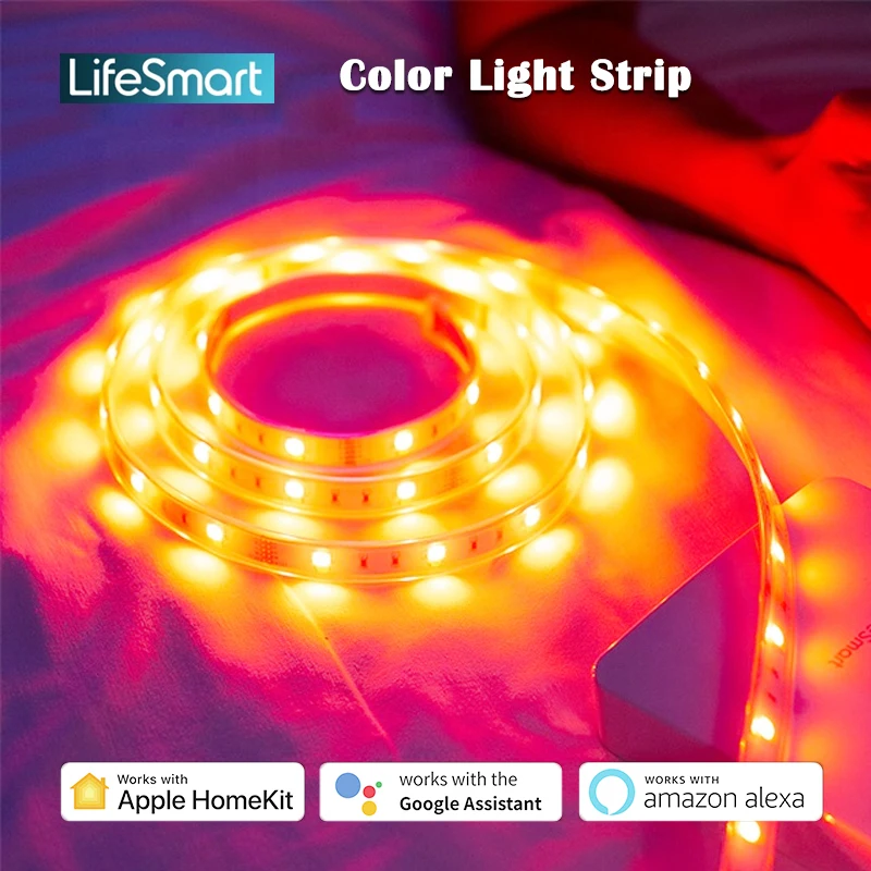 Умная Светодиодная лента LifeSmart Удлиняемая RGB-лента для работы с приложением Apple