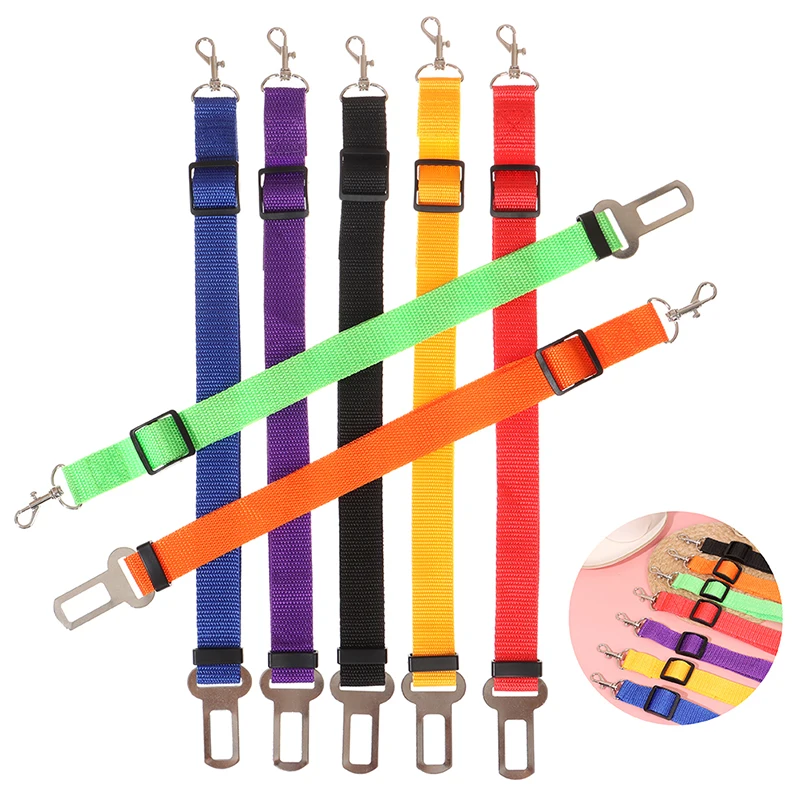 1 шт. регулируемый ремень безопасности поводок для маленьких собак зажим