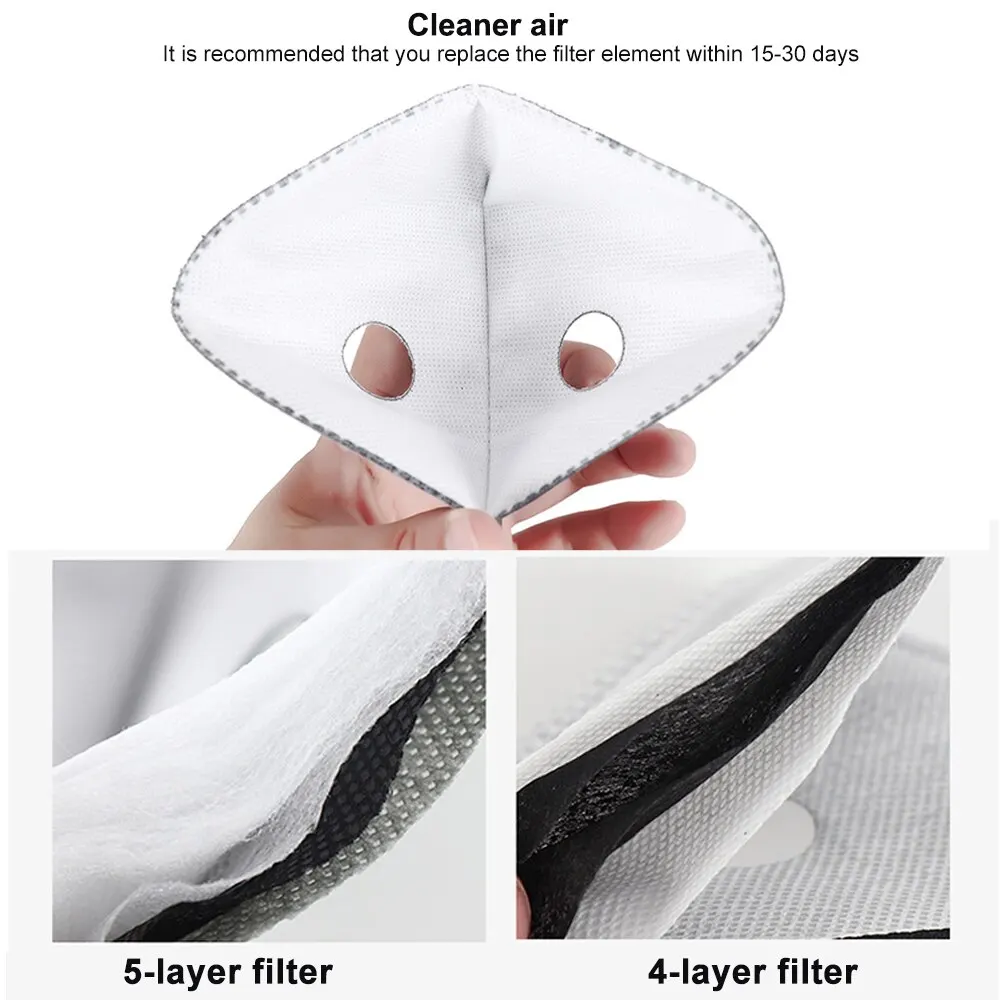 10 шт. фильтр маски с активированным углем для велосипедных масок крышка клапана