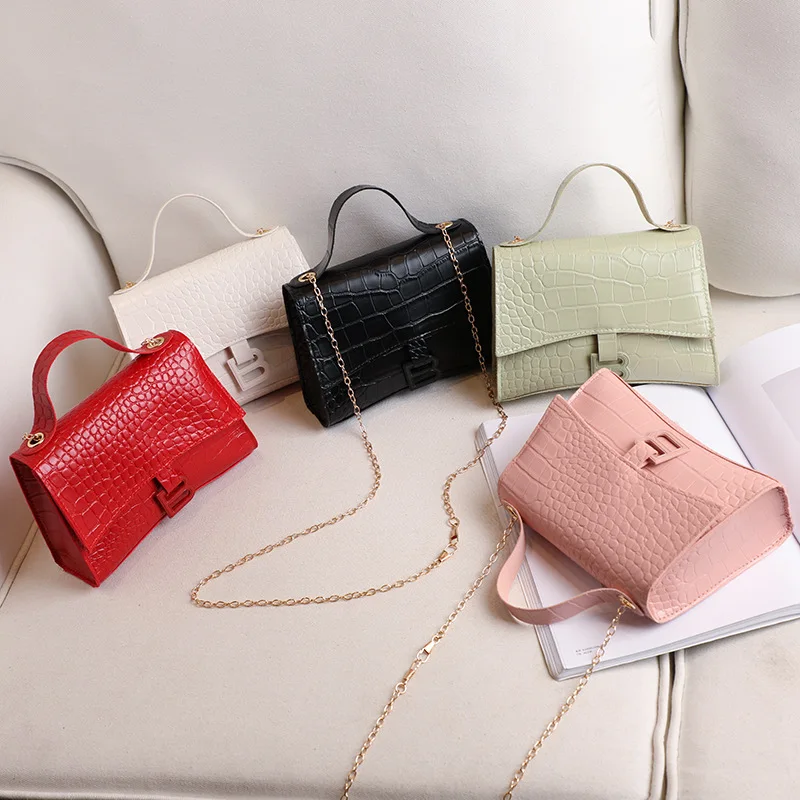 

Wholesale Chain Bag Female B Letter 2021 New Korean Style Fashion Small Shoulder Bag Classic Bag All-match Mini Messenger Bag