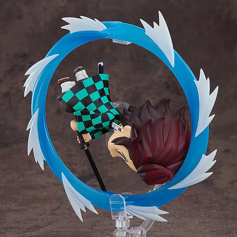 

10CM PVC Kamado Tanjirou Action Figure Kimetsu No Yaiba Figure Agatsuma Zenitsu Nezuko Battle Scene Model Toys gifts For Friend
