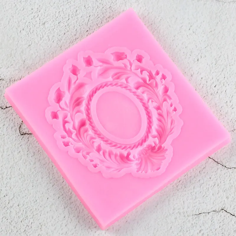 DIY рамка границы силиконовые формы гирлянда листья капкейк Топпер инструменты