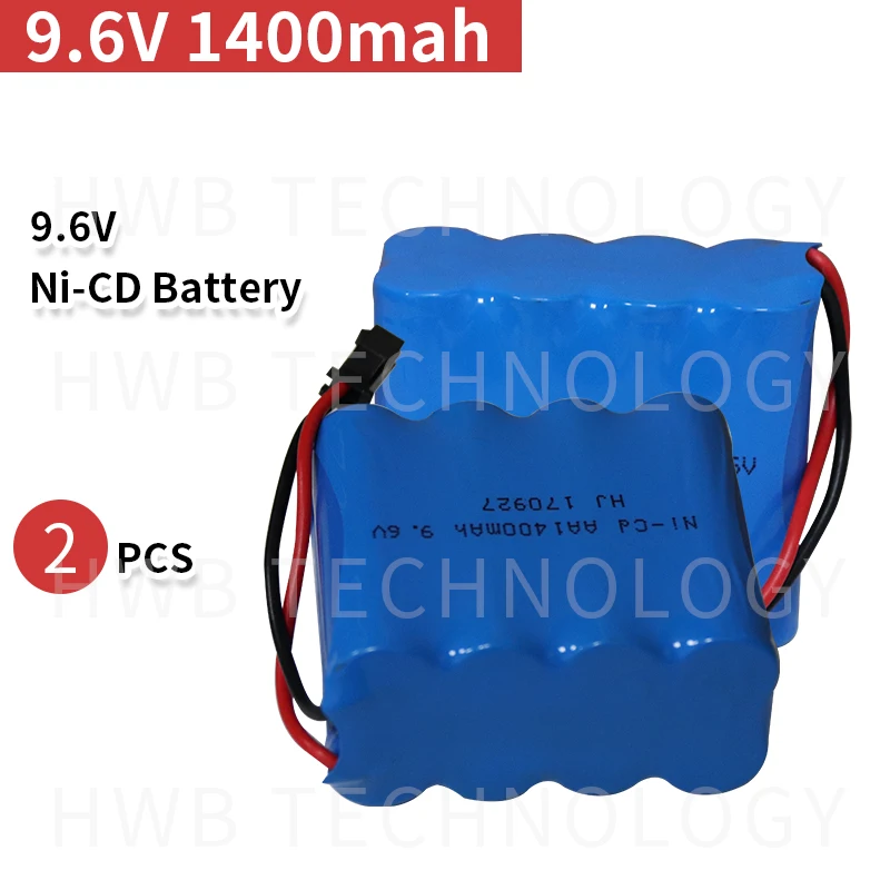 2 шт. ni cd аккумуляторы 9 6 в 1400 мАч|aa battery|rechargeable batterybattery nicd |