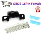 Новинка 2021, 16-контактный гнездовой разъем OBD2, 16-контактный гнездовой разъем OBD 2, 16-контактный гнездовой разъем, диагностический адаптер