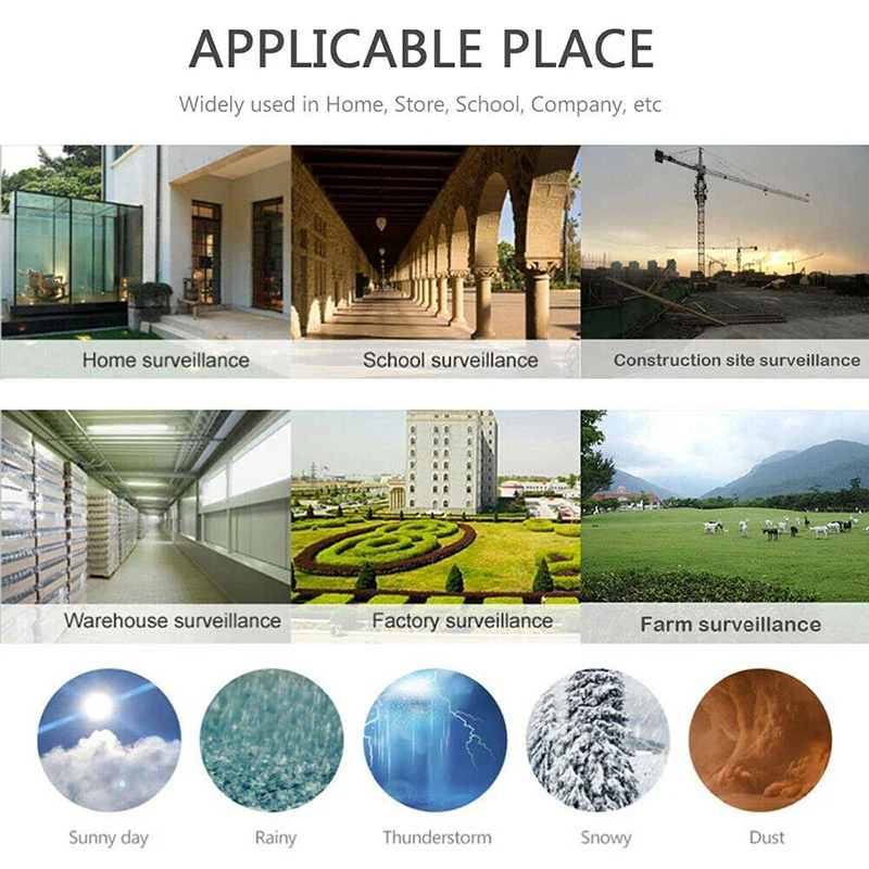 Беспроводная Солнечная уличная WiFi ip-камера 1080P HD водонепроницаемая камера