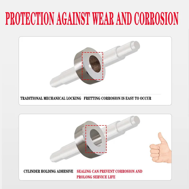 Цилиндрический удерживающий Клей Loctite 680 высокопрочный анаэробный клей