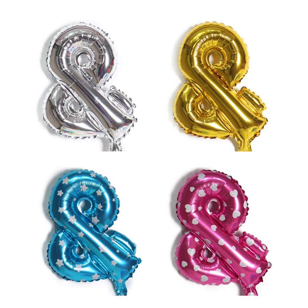 6 шт 16 дюймов Фольга на день рождения воздушные шары гелиевые символ Марк шар с