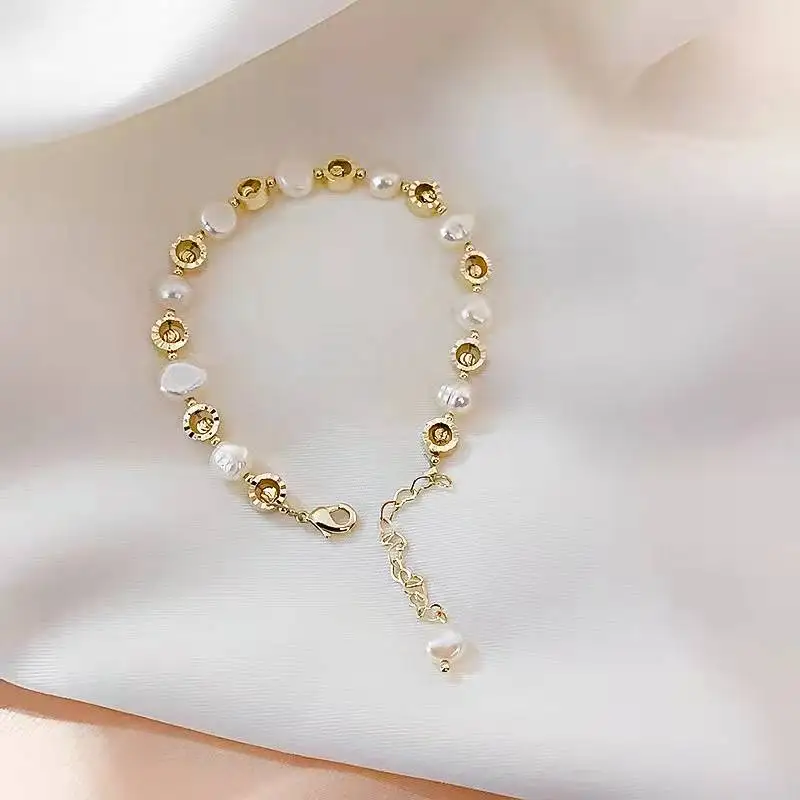 

Freshwater pearl adjustable bracelet advanced simple bracelet fashionable simple bracelet for women free shipping