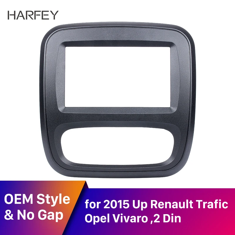 Harfey 2 Din автомобильный радиоприемник для до Renault Trafic Opel Vivaro панель DVD Dash Kit Авто стереоустановка приборной панели