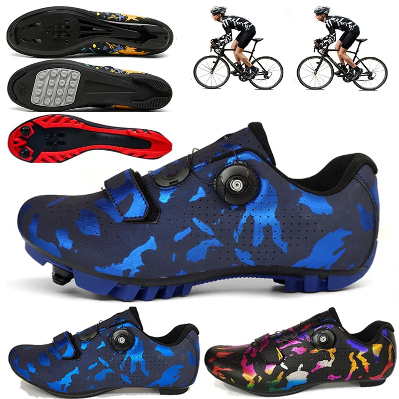 

Professional MTB Cycling Shoes Men Outdoor Self-locking Road Bike Sneakers Women Cleat Pedal Mountain SPD Racing Bicycle Shoes