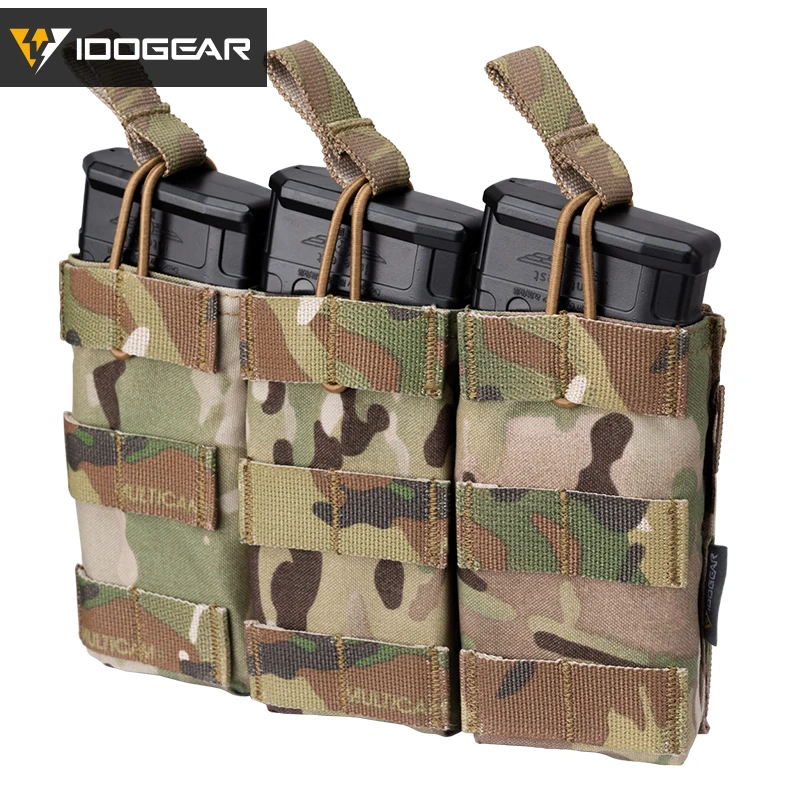 IDOGEAR Тактический 5 56. 223 Журнал Сумка MOLLE с тройным открытым верхом тактическая