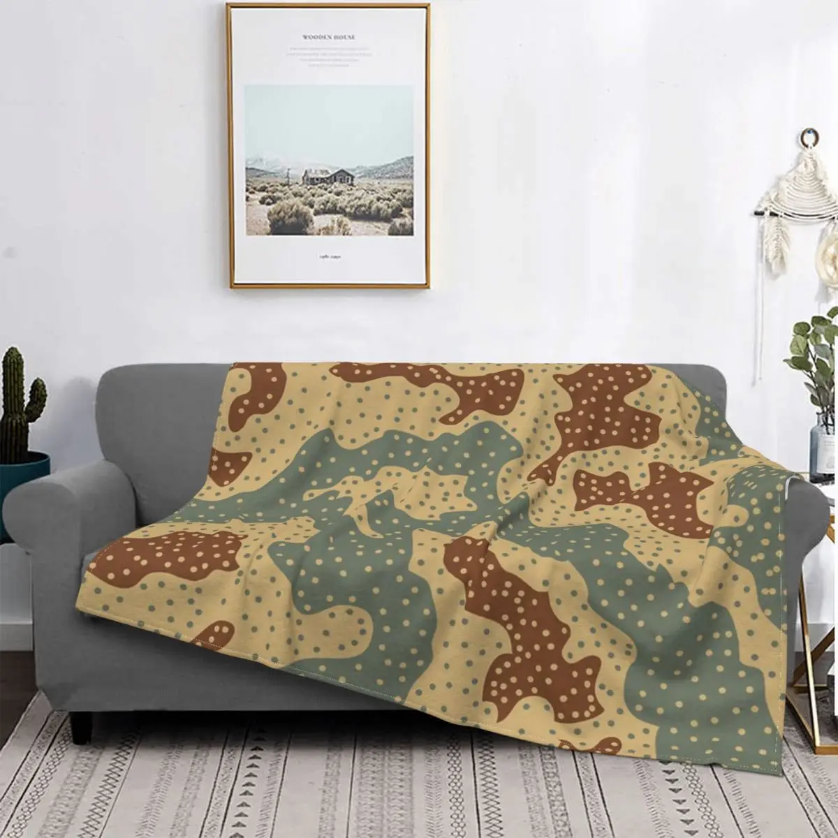

Panther Ambush Camouflage Blanket Bedspread Bed Plaid Bedspread Bedspread 90 Thermal Blanket Weighted Blanket