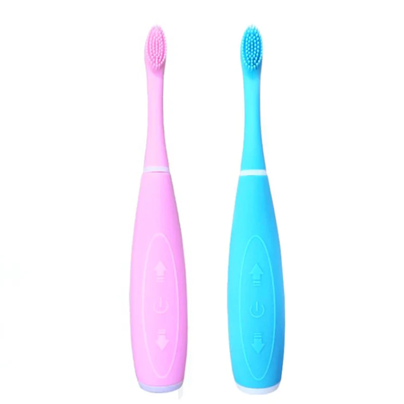 Children's Electric Toothbrush Rechargeable Silicon Electric Toothbrush Waterproof Acoustic Electric Toothbrush