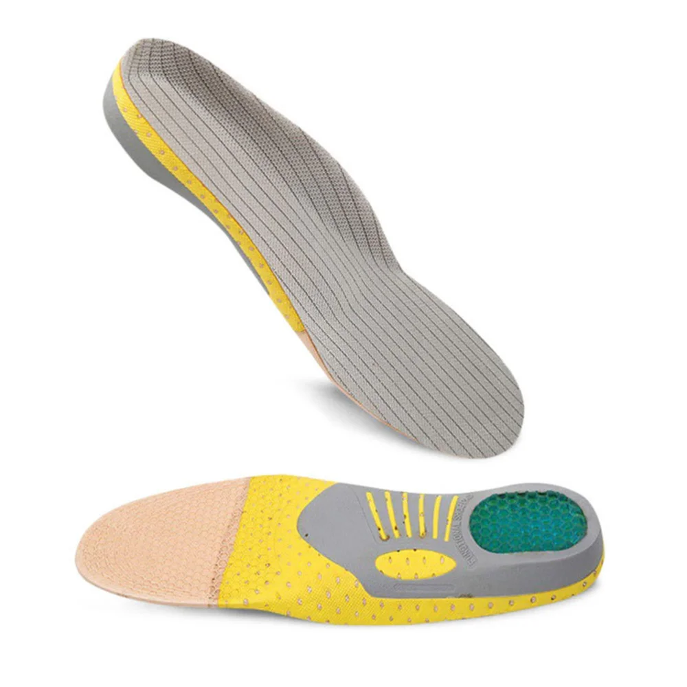 

1 Pair Feet Arch Support Insoles Orthotic Feet Cushion Pads Care Insoles Sports Protection Mats for Men Adults (Size S, Si