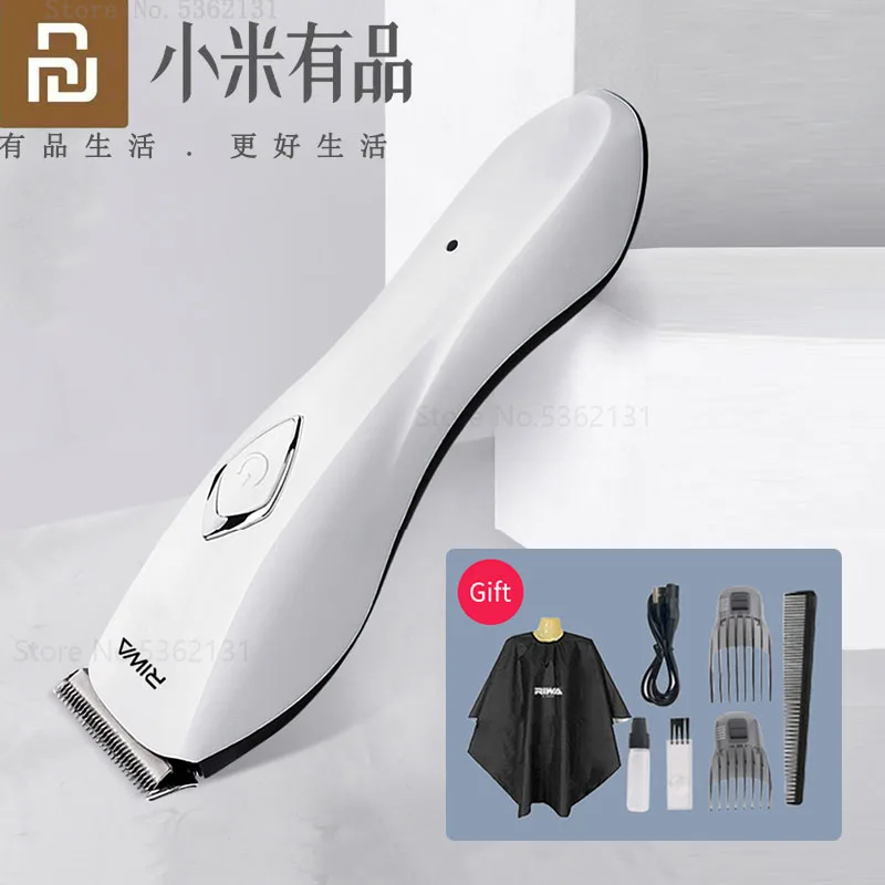

Youpin RIWA Personal Electric Hair Trimmer Clipper Rechargeable Cutter Head Washable Men Cordless Clippers Professional Trimmers