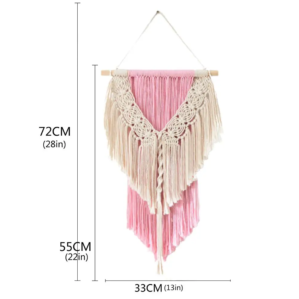 

Nordic Handmade Weave Tapestry Pendant Home Living Room Wall Hanging Decoration