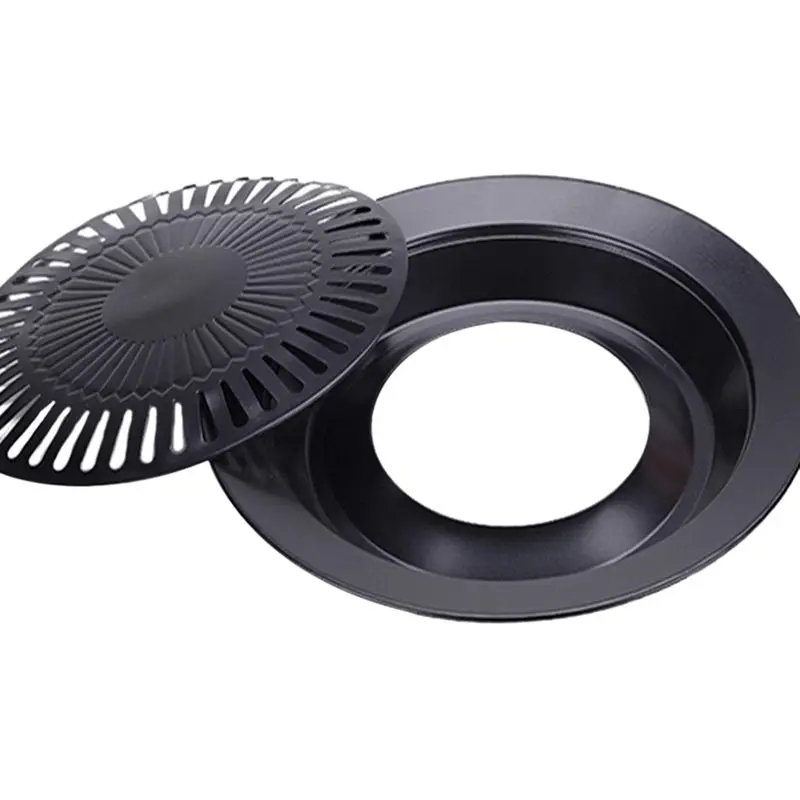 Антипригарное покрытие 13 дюймов Бездымный Крытый Плита Гриль барбекю гриль