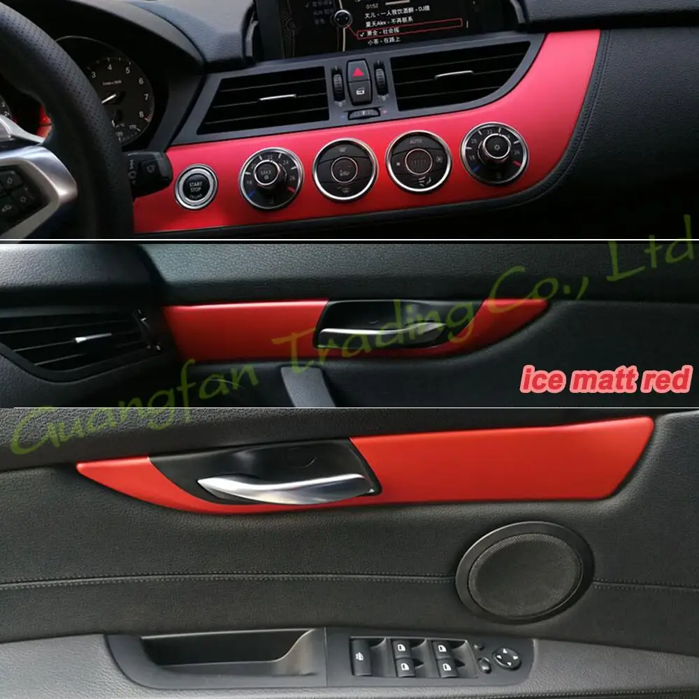 

For BMW Z4 E89 2009-2016 Car-Styling 3D/5D Carbon Fiber Car Interior Center Console Color Molding Sticker Decals Accessories