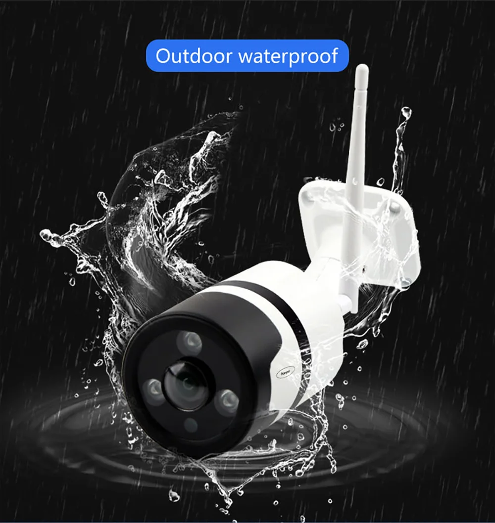 

N_eye 3MP/1080P HD Home Security Camera Intelligent Alarm Motion Detection WiFi Camera Wifi Home Outdoor Bullet Camera IP Camera