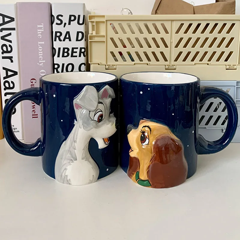 Кофейная чашка Disney Lady and the Tramp экшн-фигурки тигра кружка модель игрушек зернистая