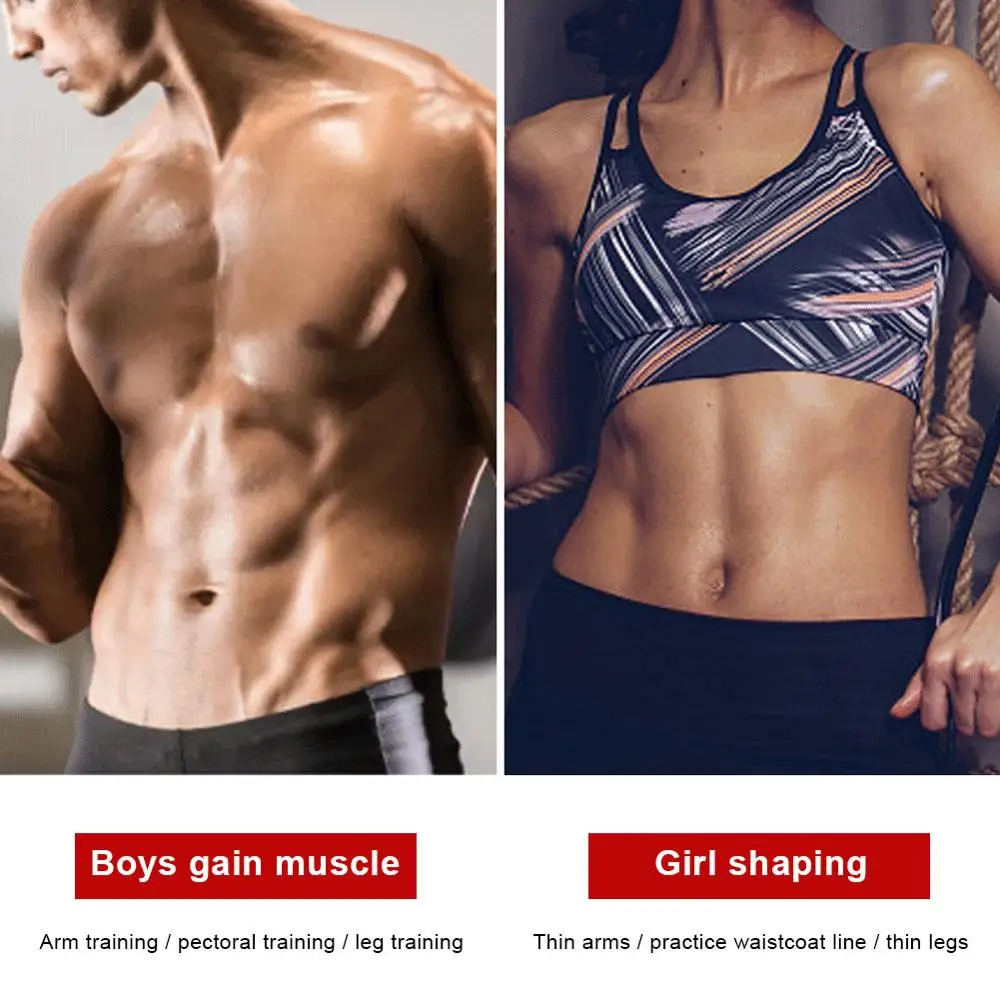 

2020 Hot Yoga Gum Fitness Resistance 8 Words Chest Rope Expander Muscle Workout Fitness Rubber Elastic Band for Sports Exercise