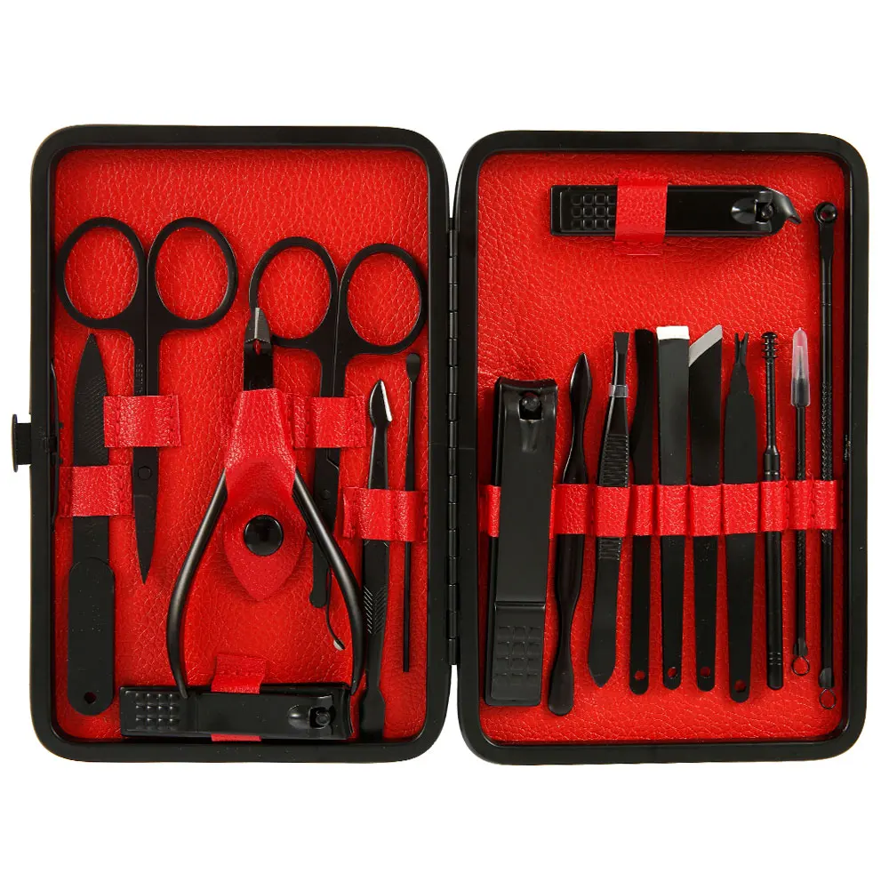 18 шт. ножницы для ногтей из нержавеющей стали профессиональный набор ухода за