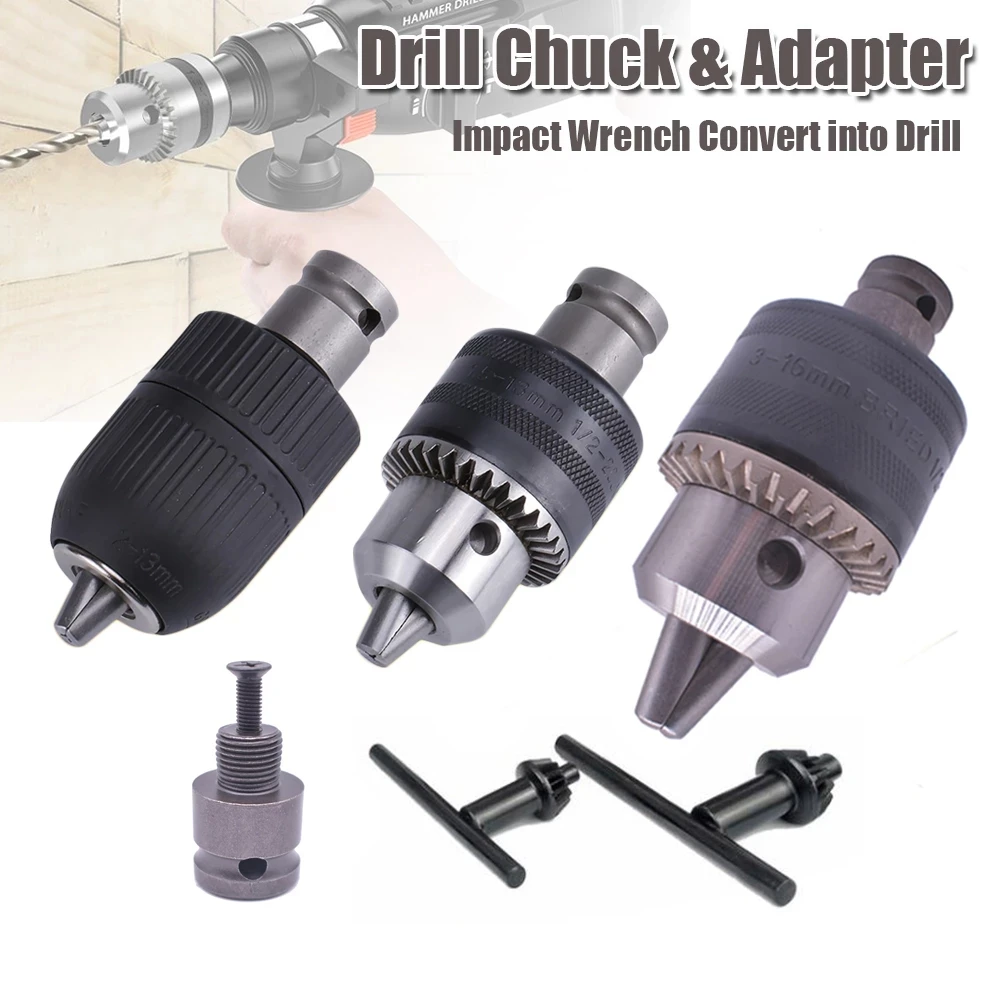 

Compare with similar Items 1/2 Inch 20UNF Thread Drill Chuck Conversion Drill Chuck Adapter Convert Impact Wrench Into Electric