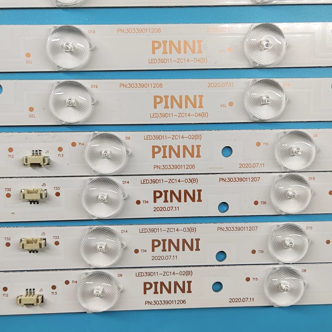 8pcs HA CONDOTTO LE STRISCE LED39D11-ZC14-01 (C) LED39D11-ZC14-02 LED39D11-ZC14-03 LED39D11-ZC14-04 v390HJ1-P02 PLE- | Освещение