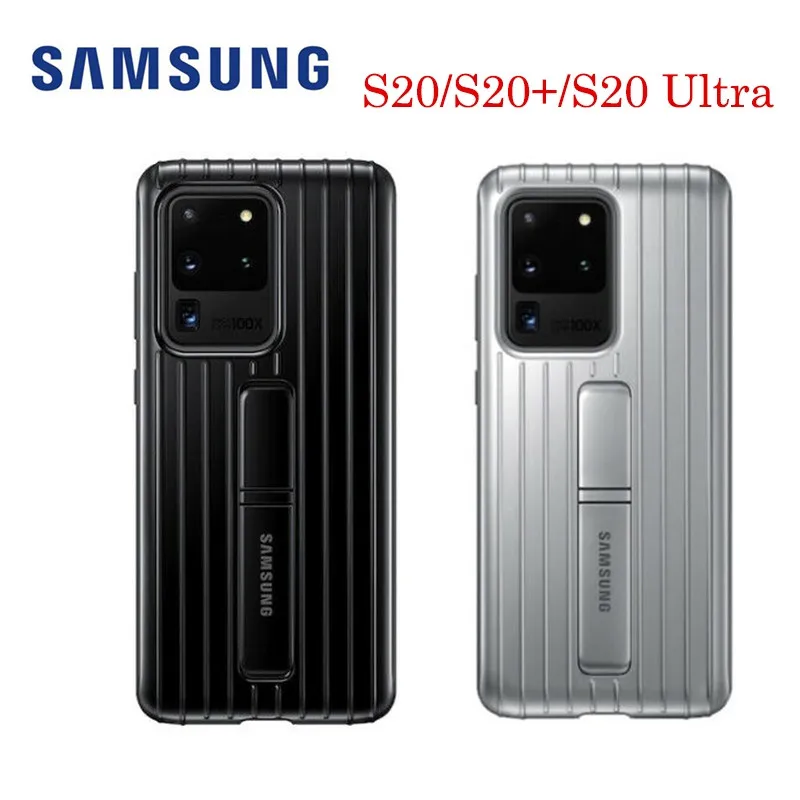 

100% Original Samsung Standing Case Ultimate Device Rugged Protection Cover For Galaxy S20 Ultra 5G Galaxy S20 S20 PLUS EF-RG988