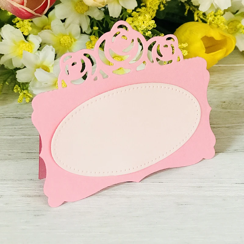 Скрапбукинг умирает цветы ворота металлический Трафаретный вырубной Штамп