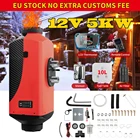 Автомобильный обогреватель, 5 кВт, 12 В, Дизельный подогреватель воздуха г., Новый ЖК-дисплей, термостат, стояночный обогреватель для лодка, дом на колесах, грузовика, прицепа, Автодома, автобуса